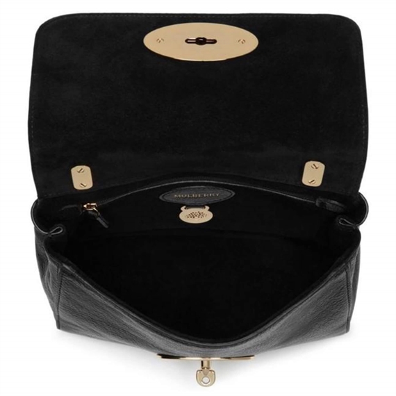 Mulberry Lily Black Glossy Goat